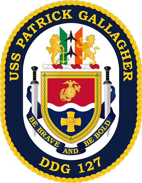 Warship USS Patrick Gallagher logo