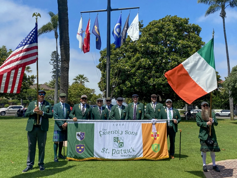 Friendly Sons at the Coronado 4th of July parade 2024