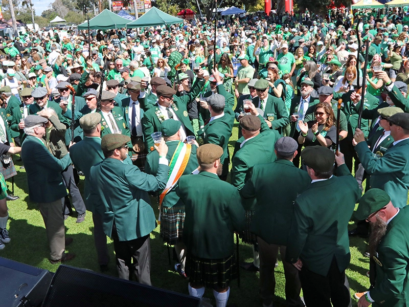 Friendly Sons at the St Patrick’s Day Festival 2024