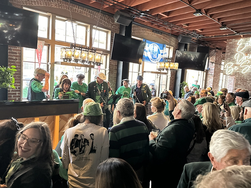 Friendly Sons at the Irish Singalong held at Social Tap in San Diego 2024