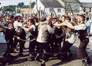 Irish Stick Fighting brawl to promote Smilin' Irishman competition