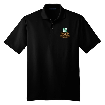Black Branded Polo Shirt