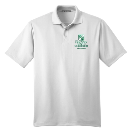 White Branded Polo Shirt