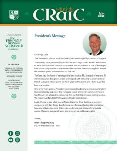 Friendly Sons of St Patrick Newsletter - July 2026