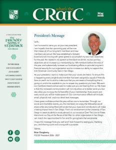 Friendly Sons of St Patrick Newsletter - May 2026