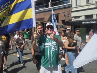 Friendly Sons attend the Padres Irish Heritage Night 2026